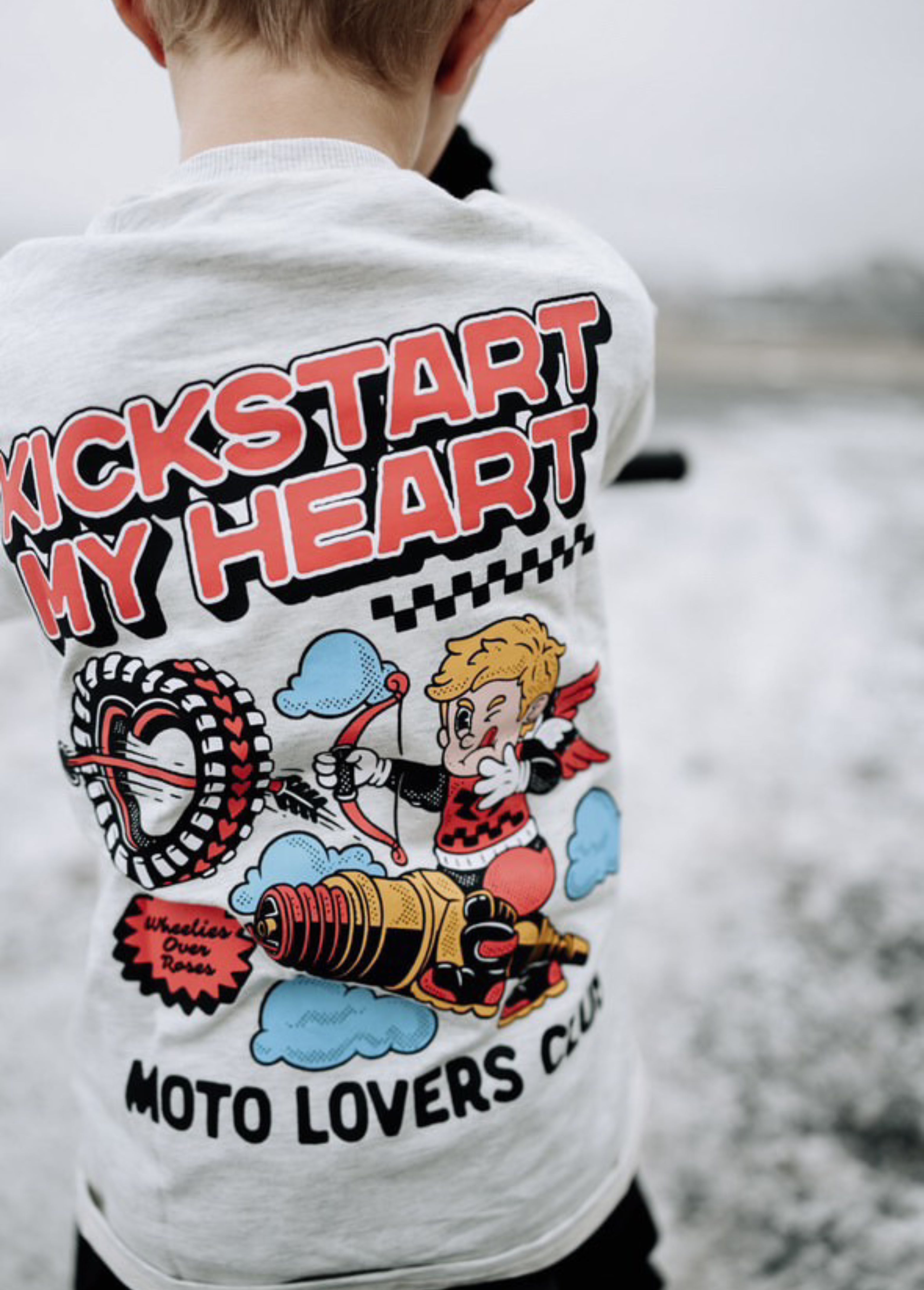 Wheelies Over Roses T-Shirt
