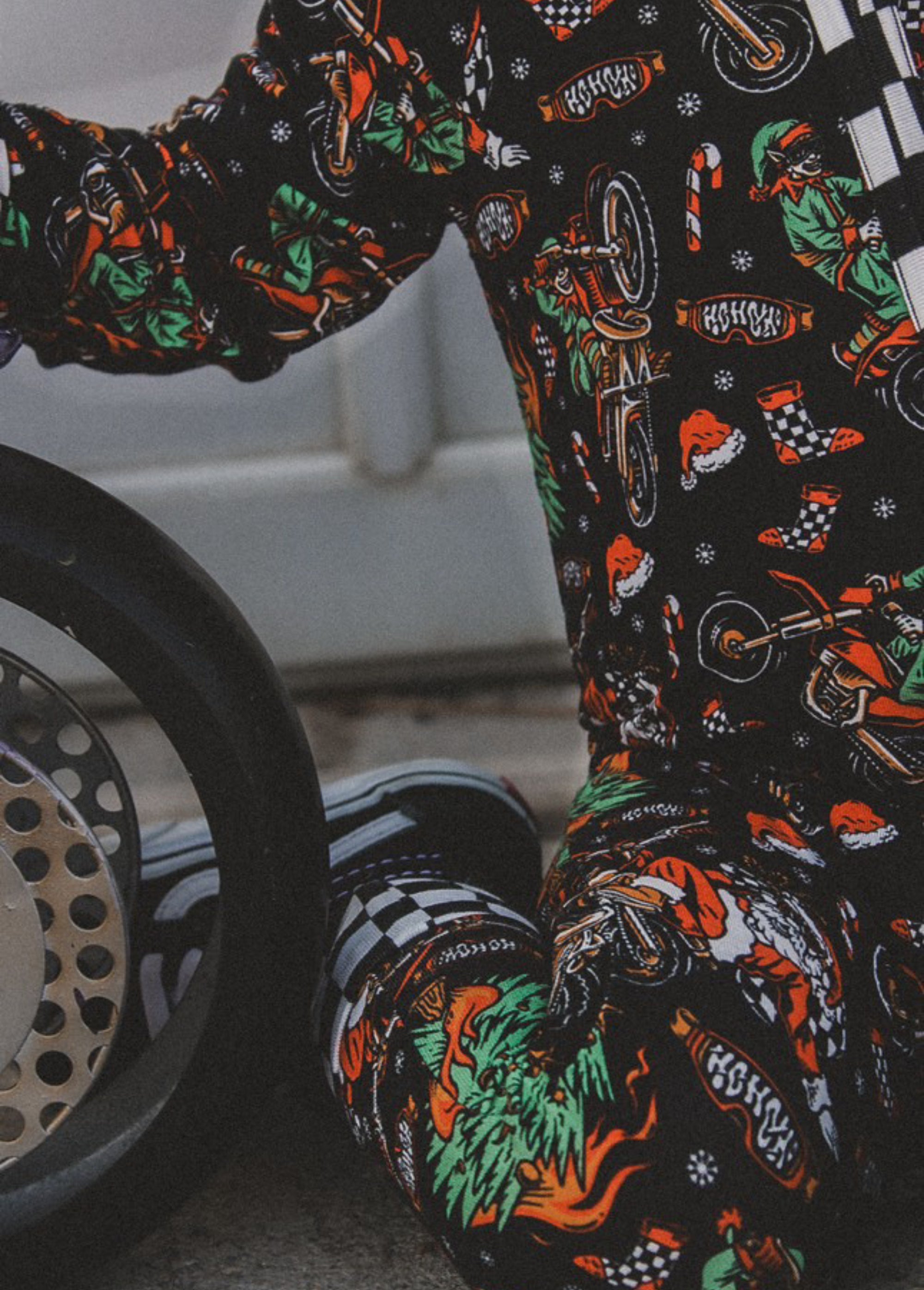 Hand Slide Santa Jammies