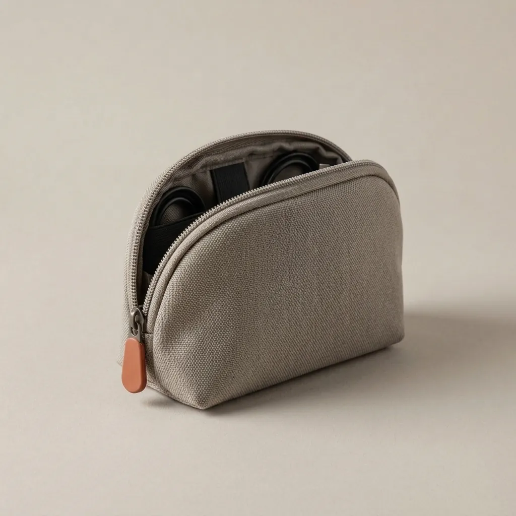 Cable Pouch in Pebble