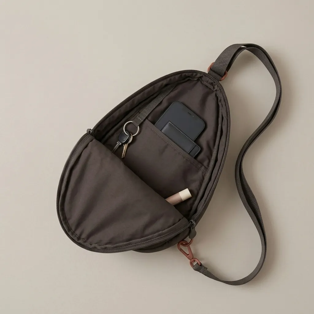 Drop 4 · Quilted, opened to show the inside