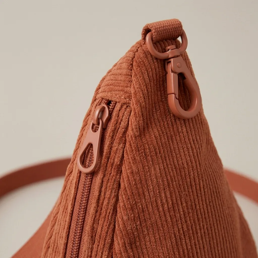 Drop 5 · Cord, close-up of the Drop Clip and material