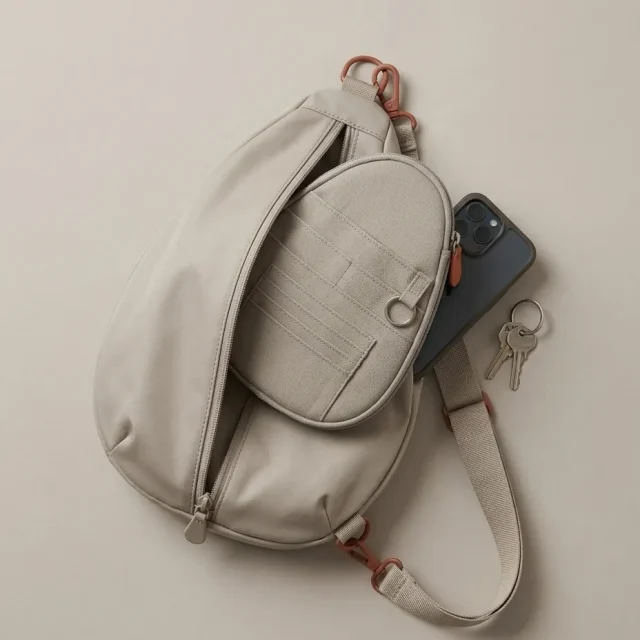 Drop Insert · Large, in use with a Drop sling bag