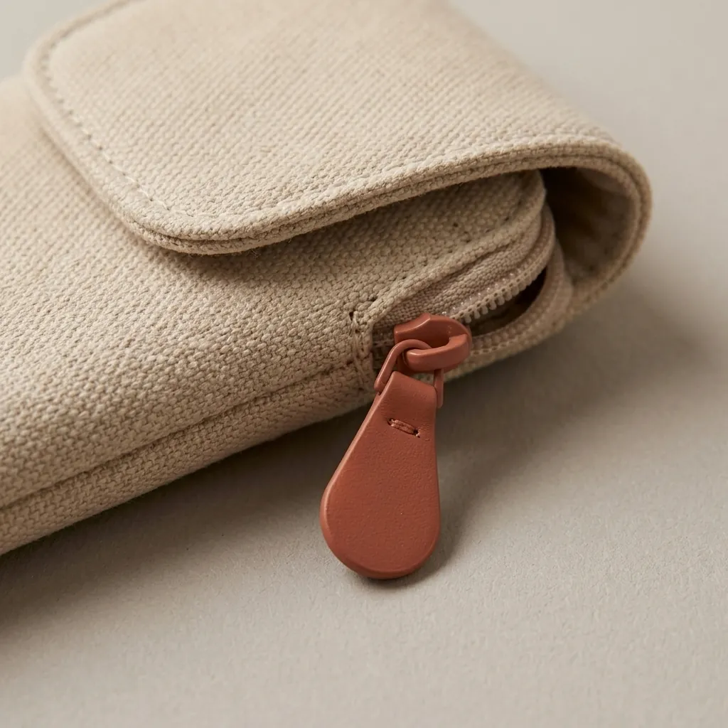 Brillepung · Drop, nærbillede af Drop Clip og materialet