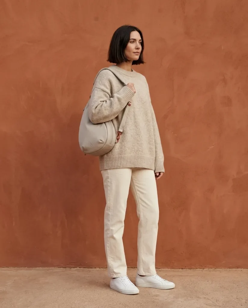 The pebble Drop 6 worn: Shoulder