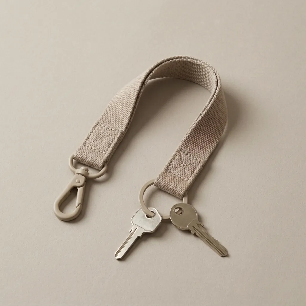 Key Leash · Webbing in Pebble