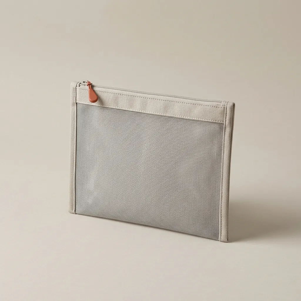 Mesh Pouch, studio photo