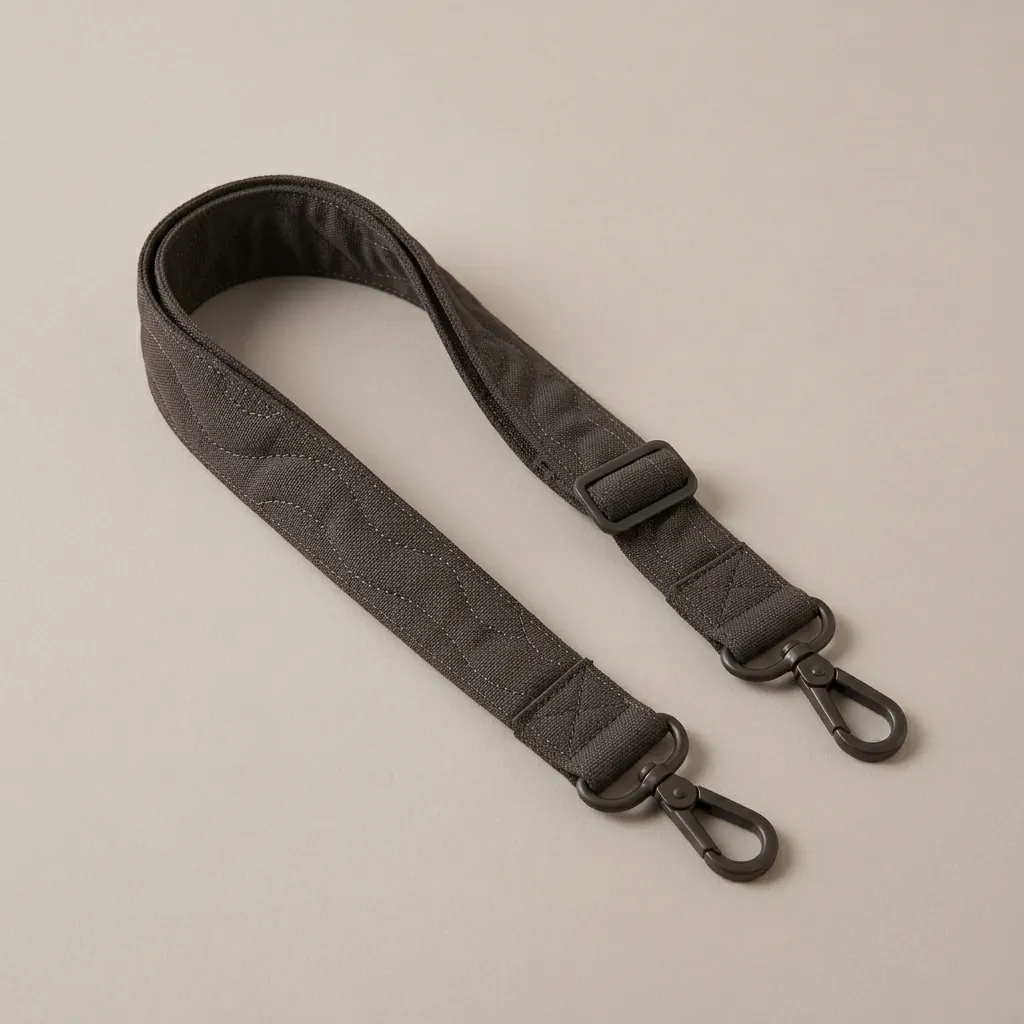 Quilted Strap i Charcoal