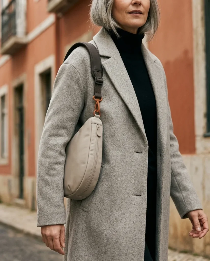 Shoulder Strap · Padded, in use with a Drop sling bag